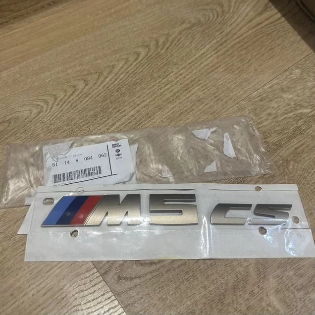 Надпись BMW M5 F90 CS