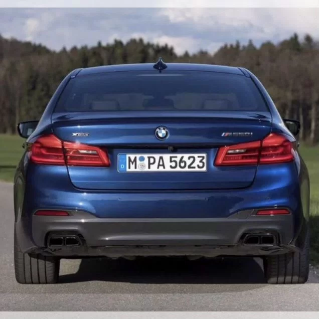 Диффузор bmw g30 550 (5-series) с насадками m