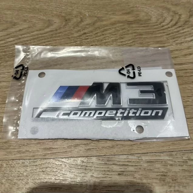 Надпись на крышку багажника BMW M3 G80 LCI