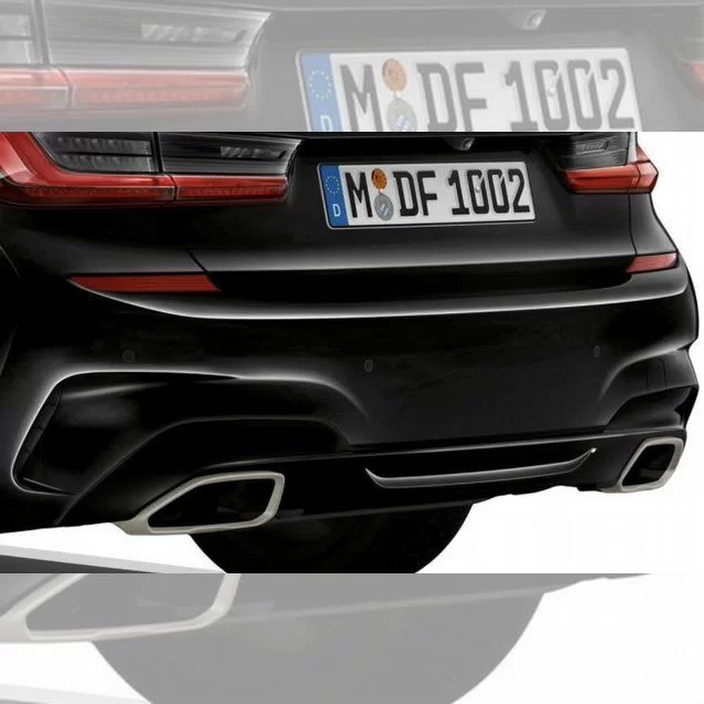 Насадки глушителя bmw g20 m340 cerium grey